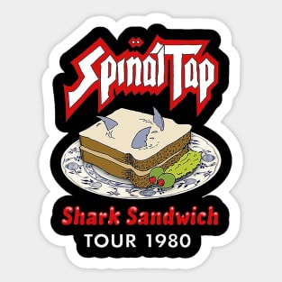 shark sandwich Sticker